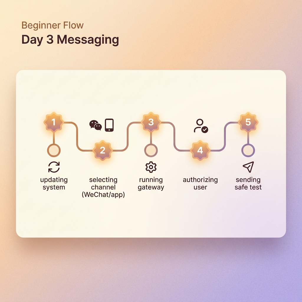 Hermes Agent Day 3 messaging setup flow